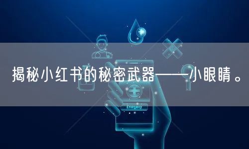 揭秘小红书的秘密武器——小眼睛。